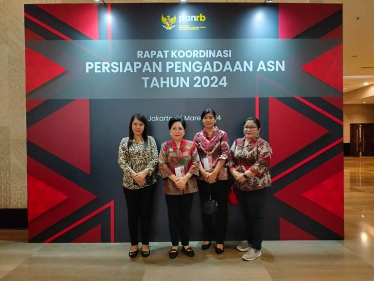 Rinny Tamuntuan Menghadiri Persiapan Pengadaan ASN TA. 2024 di Jakarta